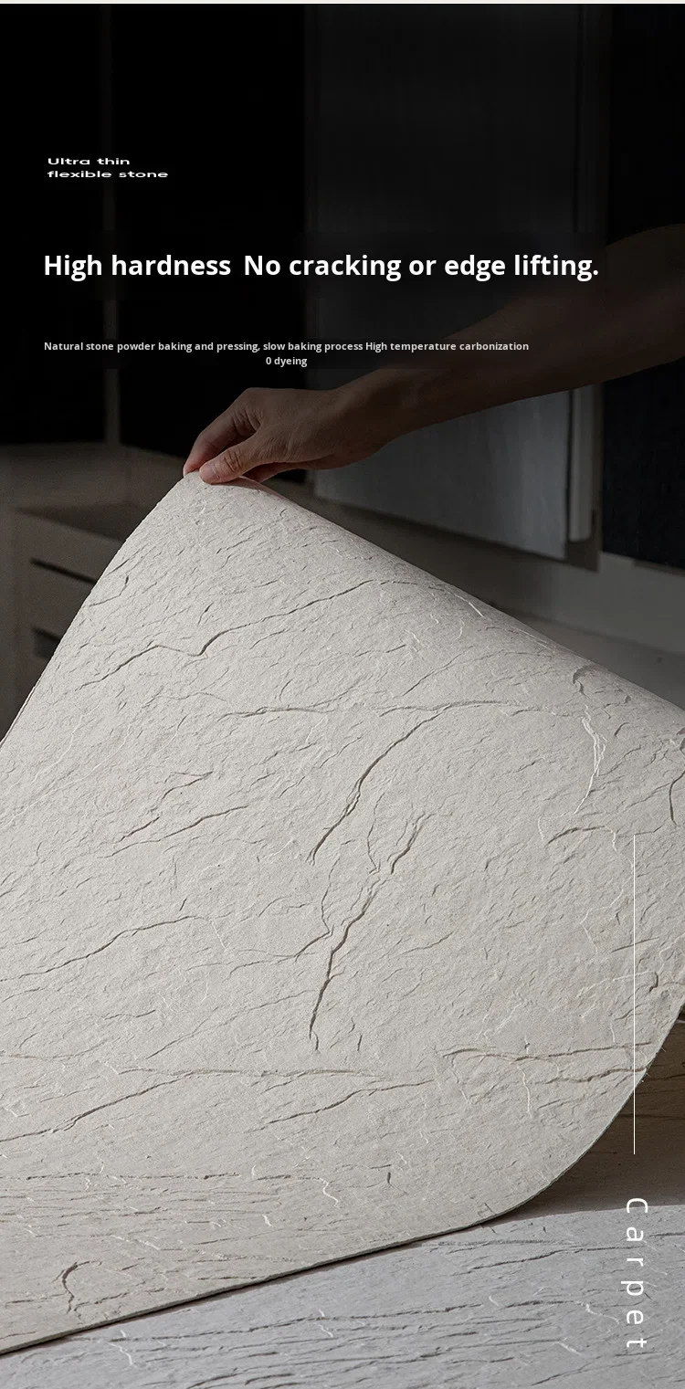 Fireproof Slating Flexible Stone Wall Cladding Panel Slate Texture Fireproof Waterproof ...
