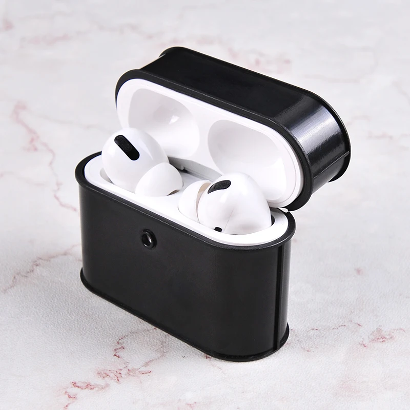 Fashion Square Pc Groove Blank Case For Airpods 2 Custom Inlay Luxury ...