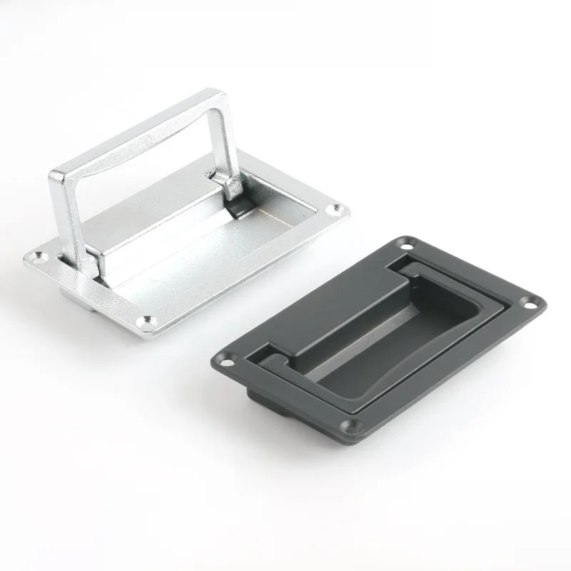 LS702 Electric Control Cabinet Lock Concealed Handle Tool Box Flat Handle Custom Cutting Processing Service PL002 Version factory