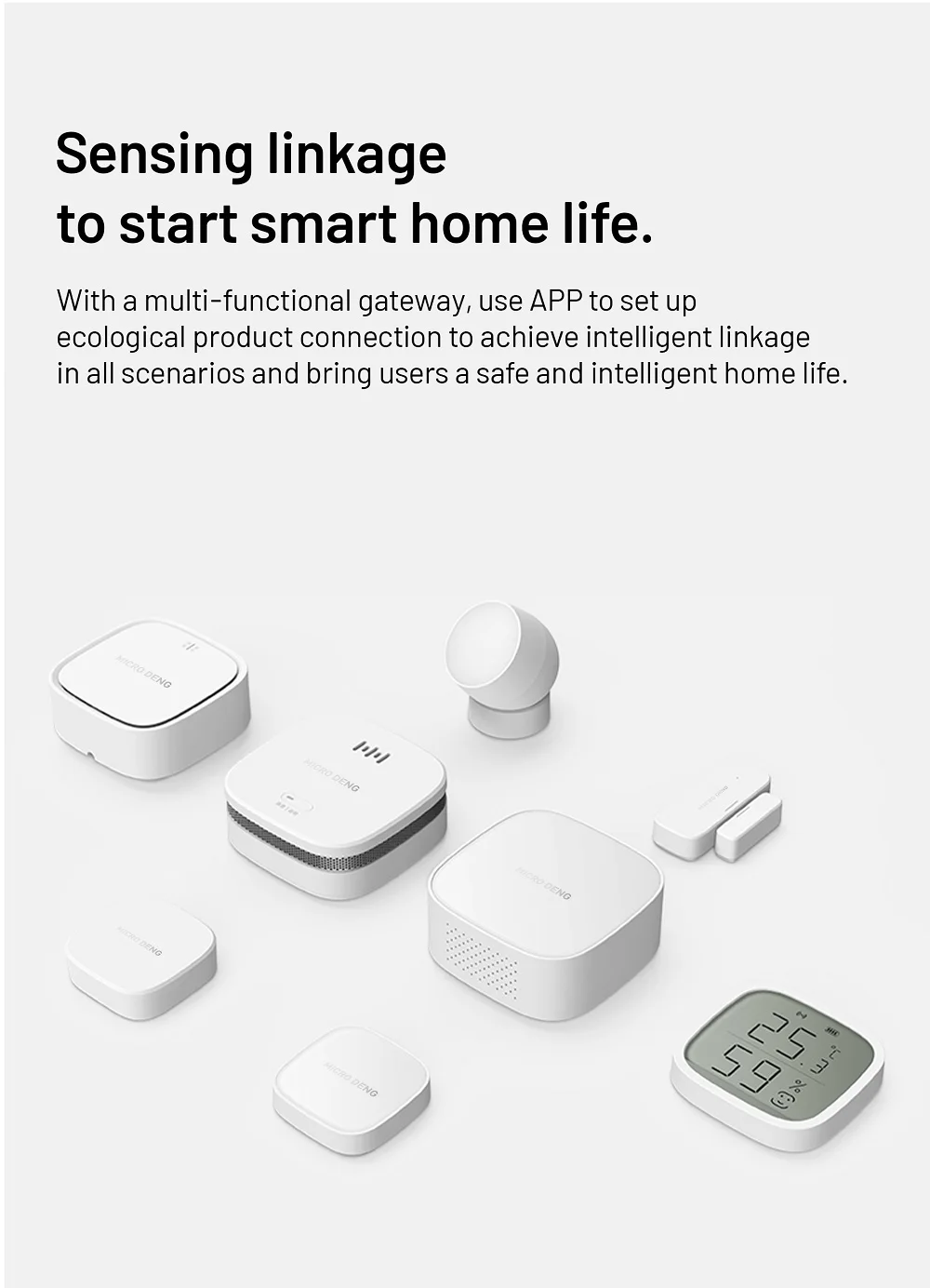 Smart Home Solution Zigbee PIR Sensor Infrared Motion Sensor with Gateway Automatic - ANKUX.COM