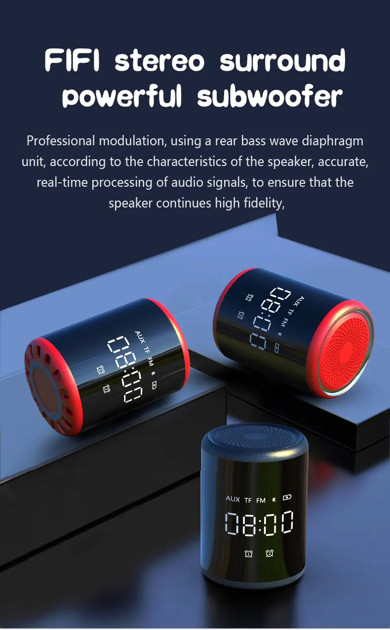 2020 Portable Bluetooth Speaker Box Hifi For Mobile Phone/Computer Wireless Waterproof Mini Speaker Bluetooth - ANKUX.COM