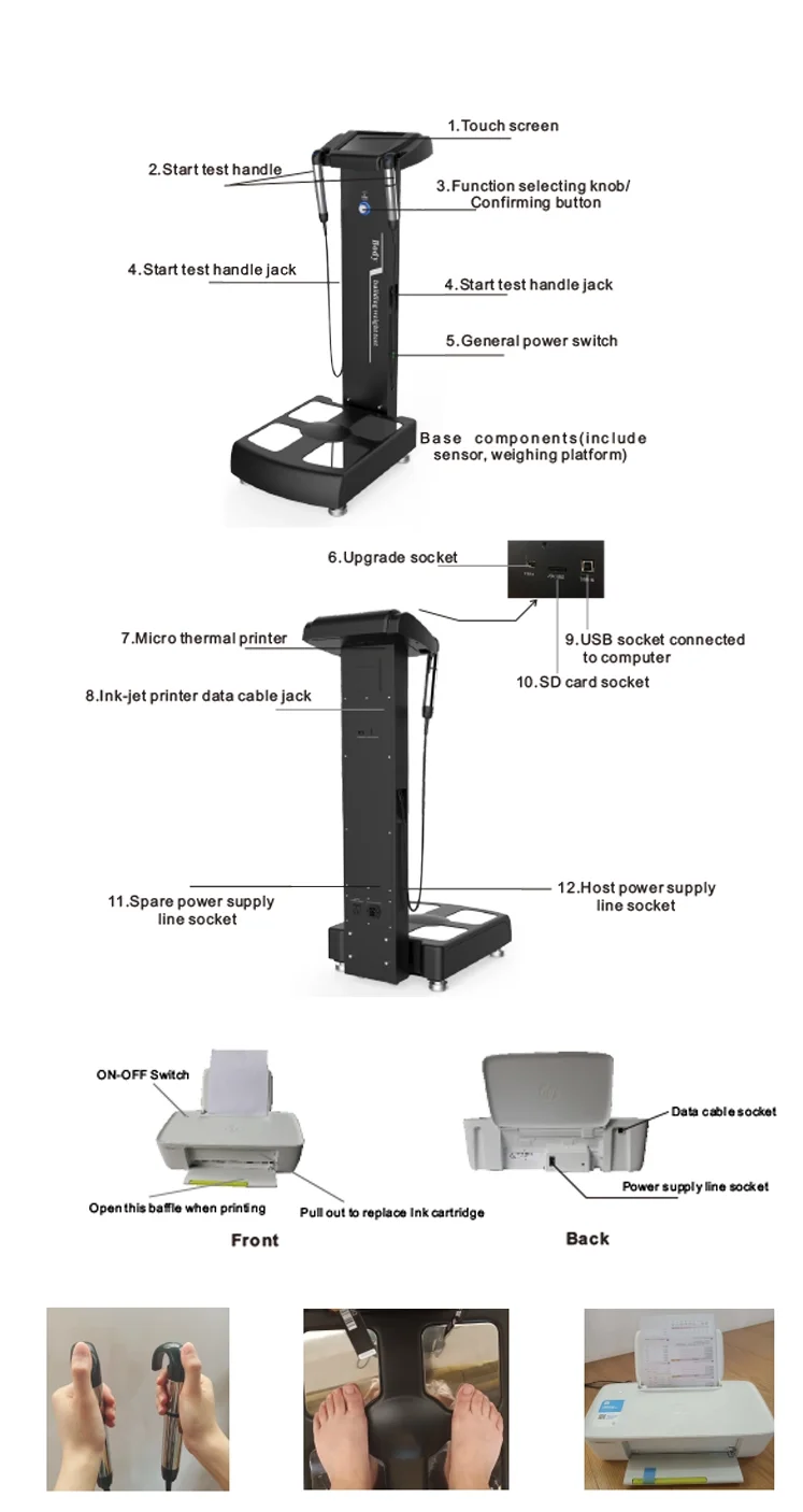 Muti Functional Intelligent Body Analyzer / Body Fat Analyzer Body  Composition Analyzer From Meiyanbeautymachine, $3,042.64