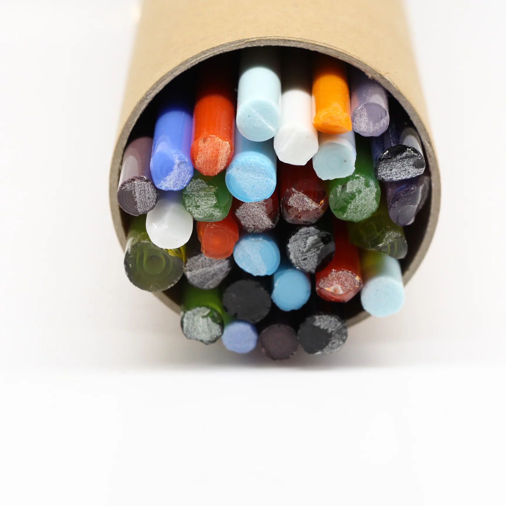 Handmade High Quality COE Approx 96 Glass Rods for Fusing
