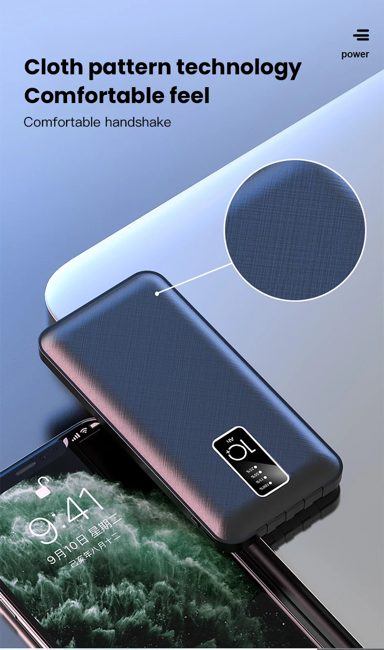 2020 new arrival fast charging mi power bank 10000mah - ANKUX.COM