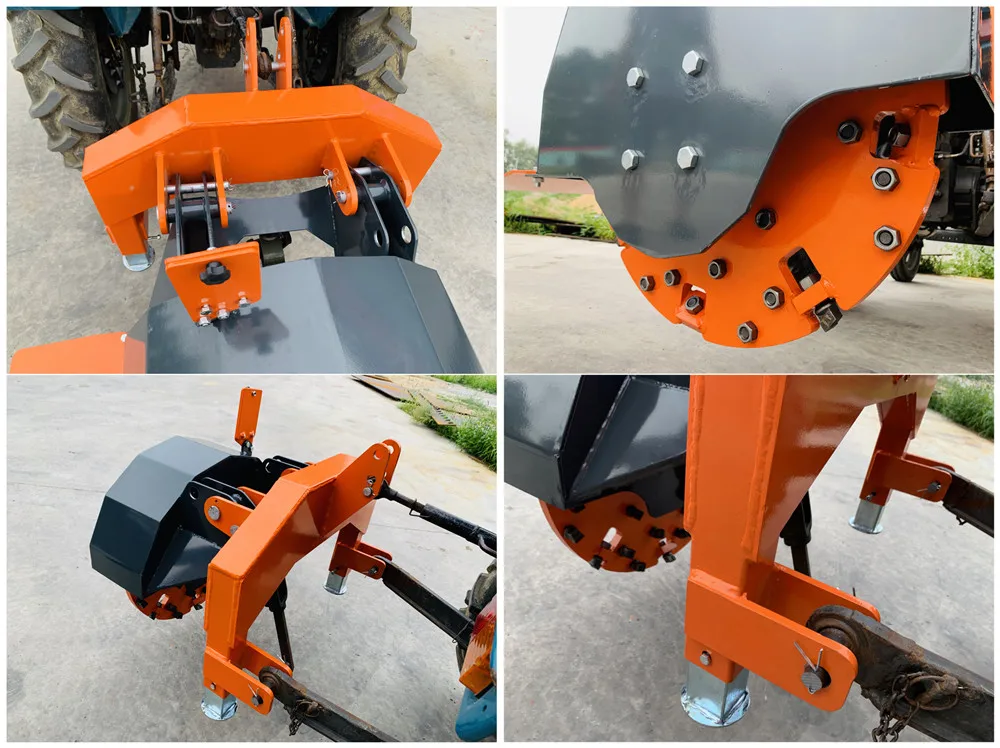 3 点树桩研磨机pto/rima挖根机拖拉机