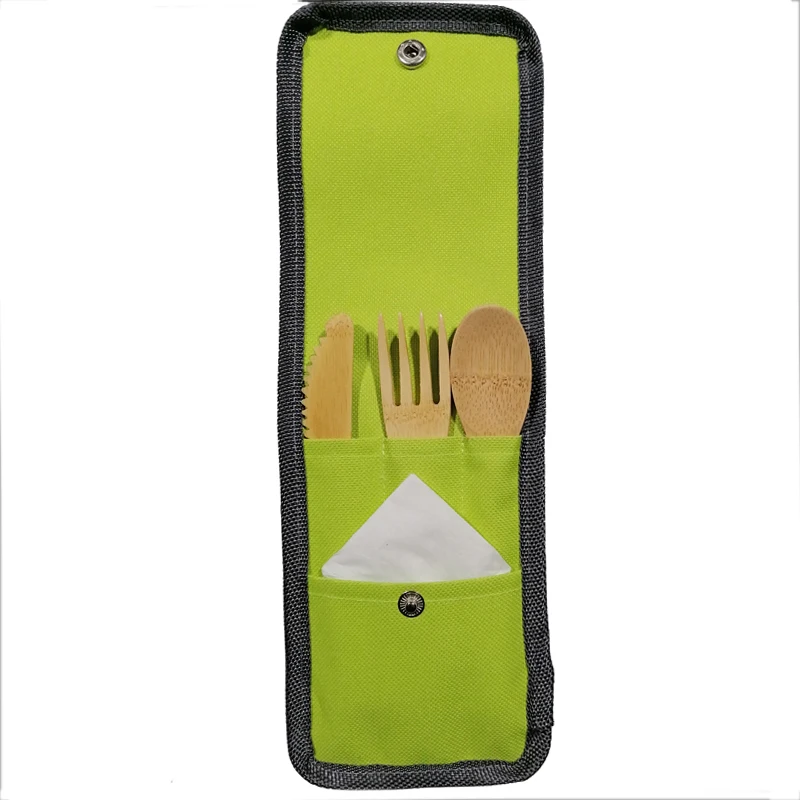 Wholesale bamboo fiber kids tableware set