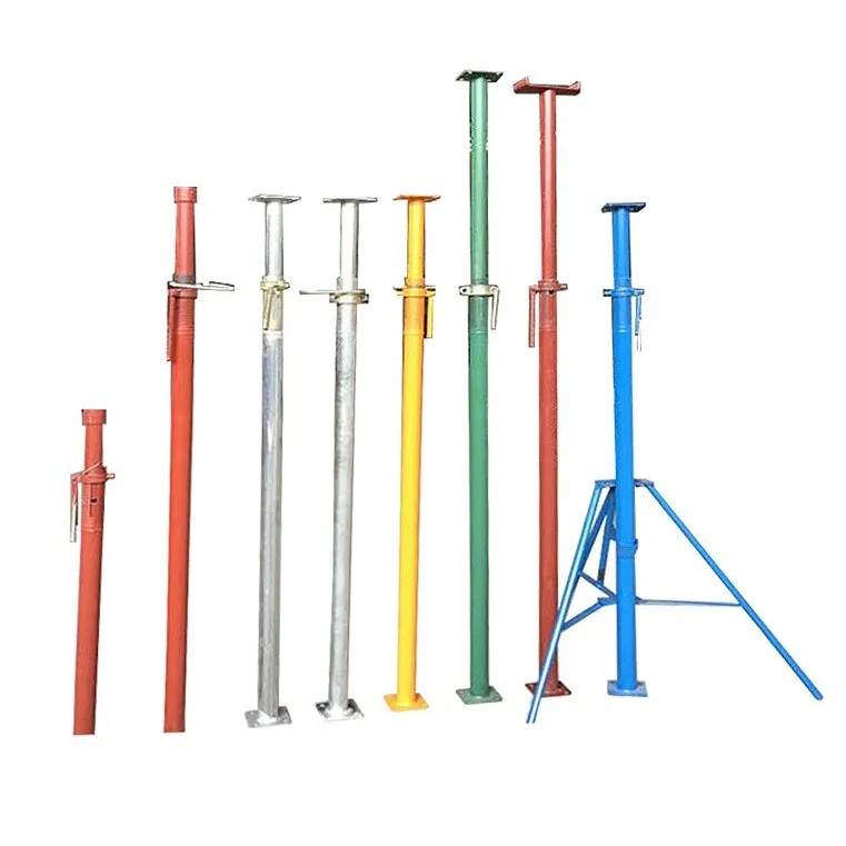 Building Concrete Slab Galvanized Adjustable Pipe Support Scaffolding