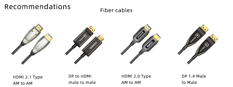 Custom logo High speed 30m Support to 4K/60Hz optical fiber HDMI 2.0 cable