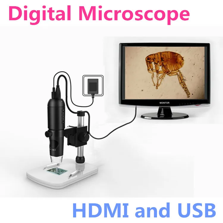 200X HDMI 1080p TV USB Electronic Inspect Handheld Digital Microscope 3.0 mp ,Connected with Computer or TV Monitor