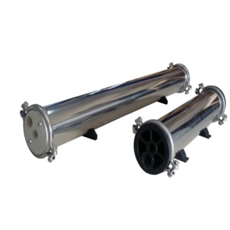 Stainless Steel 8 Inch Ro Membrane Housing For Water Treatment Sanitary