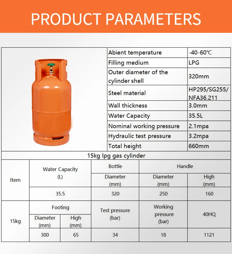 Source TPED DOT CE empty steel gas bottle butane Empty 15kg gas cylinder  for cooking in Cambodia and Ghana market on m.alibaba.com
