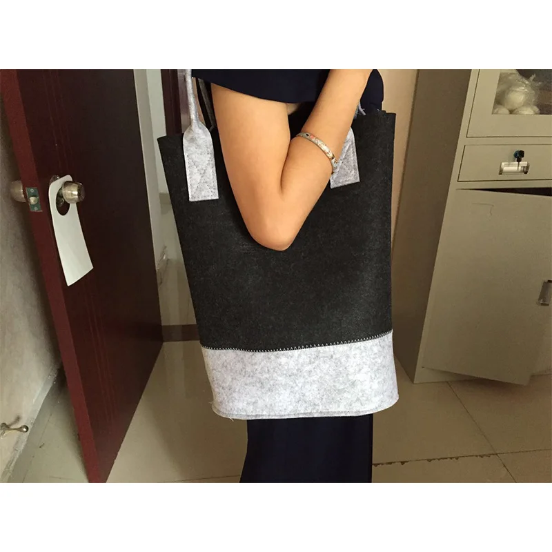 wholesale from factory felt shopping bags with logos