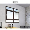 Factory price W80 blue reflective glass patented security design 3 track aluminum sliding window for small residential project