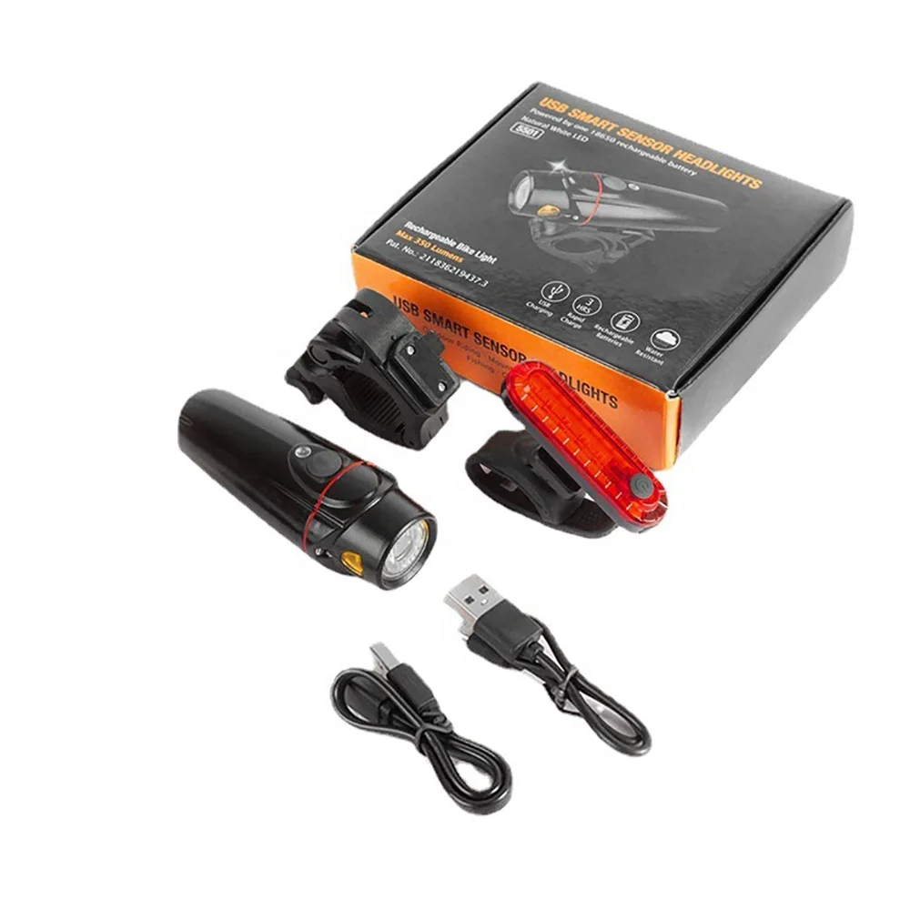 Long Battery Life Bike Light Usb Rechargeable Bicycle Accessories Light