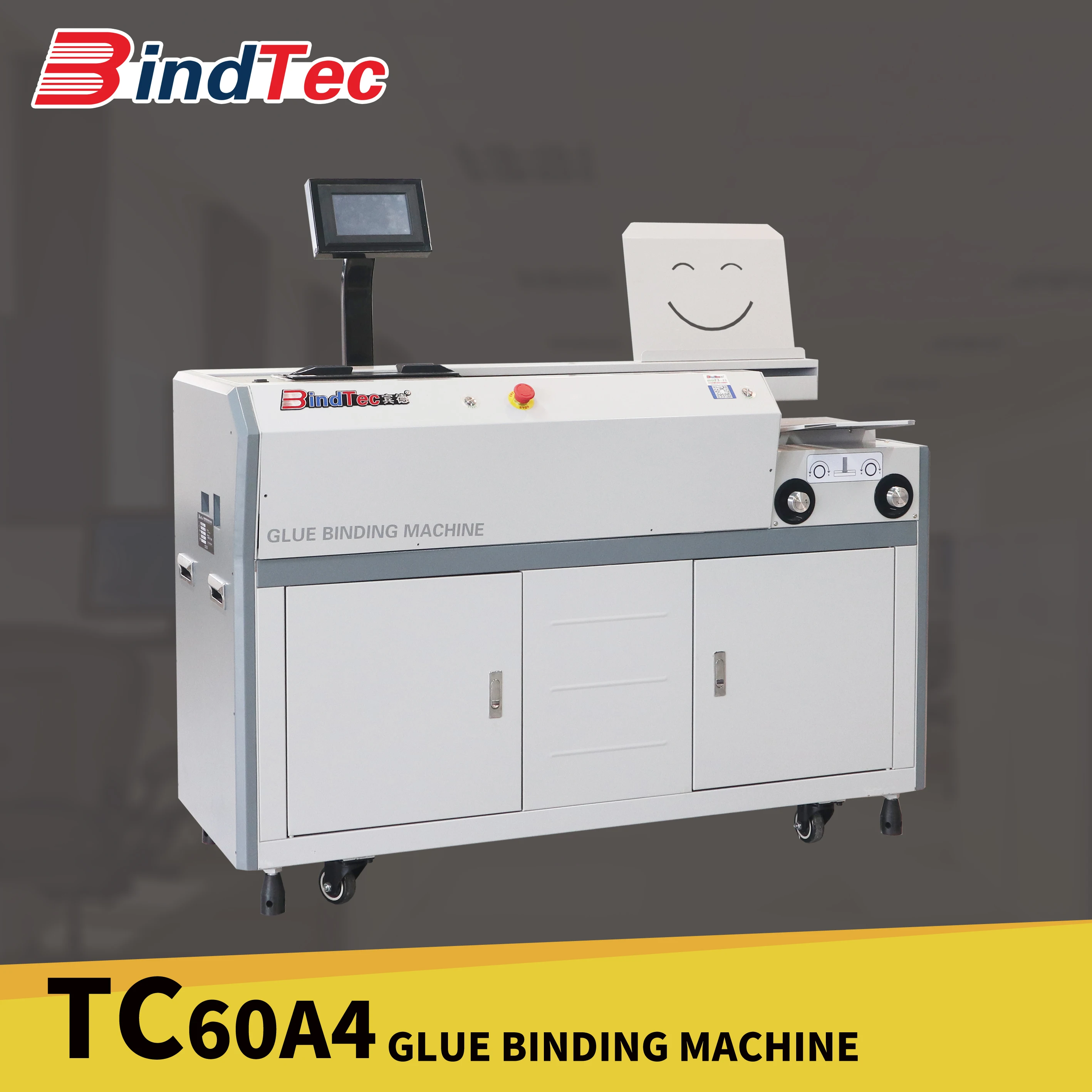 CNCEST Binder Machine,110V Electric Hot Melt Glue Binding Machine A4 Paper Book Binder 50mm Thickness CPU Control 3 Gears Adjustable 