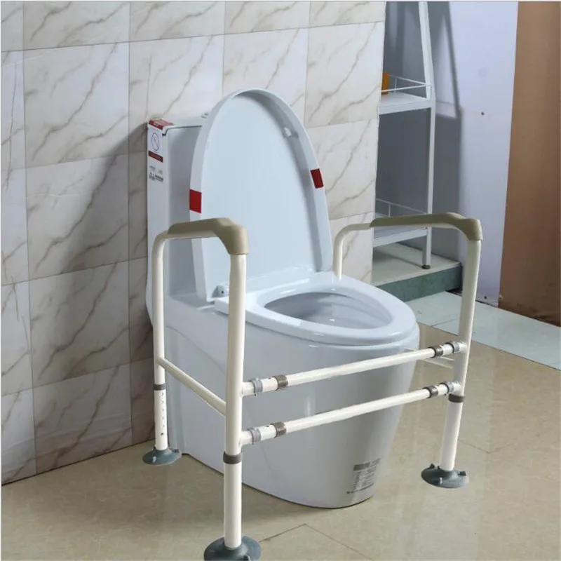 Commode Rail Toilet Safety Rails Frame Bathroom Handicap Toilet Grab ...