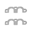 Irregular Aluminum Locating Plate Silver AL 5052 Oxidation
