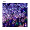 5 inch 12 inch 18 inch 20 inch transparent wave ball balloon cake plugin ins baby birthday party dessert table decoration flag