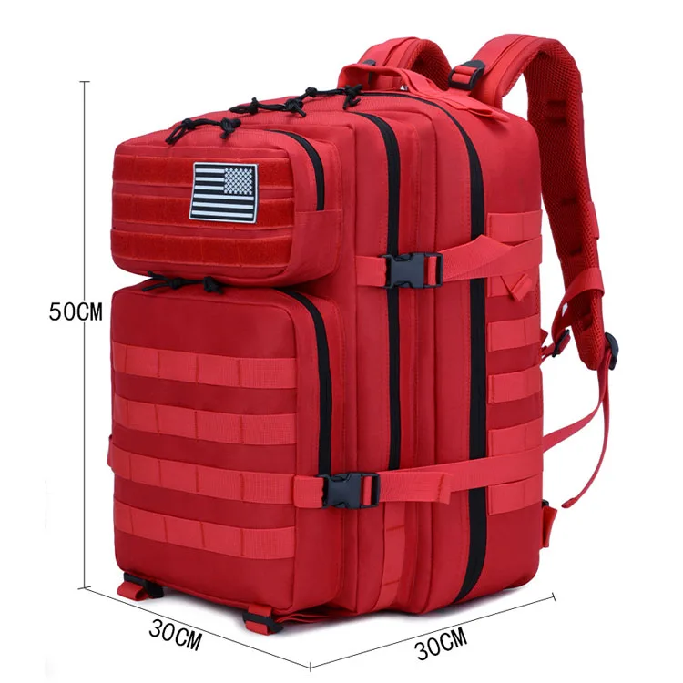 Outdoor large capacity molle system military tactical backpack bag