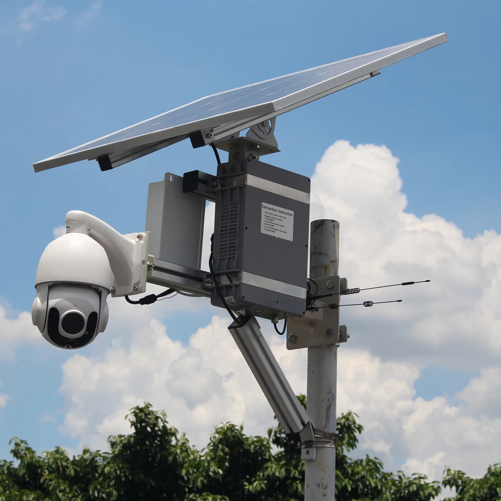 4MP Solar Low Power Consumption Wifi Surveillance Camera with Solar ...