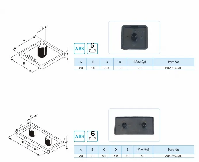 Slot Aluminum Profile End Caps Cover AU High quality 20 Series,40 Seris,4080 T