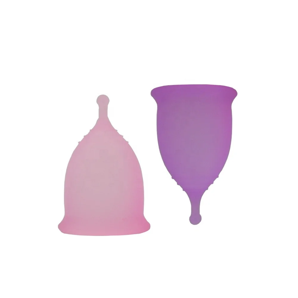 
2pc Wholesale Collapsible Menstrual Cup Medical Grade Silicone Menstrual Cup 