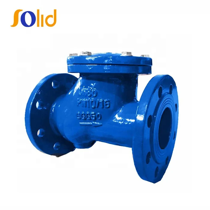 Ductile Iron Non return one way non slam lift ball type check valve