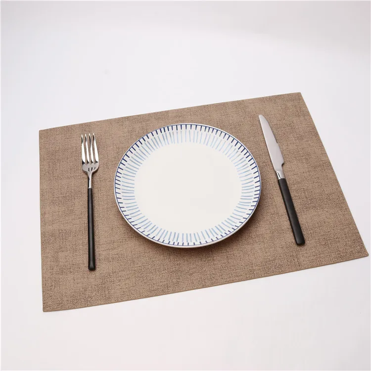 Pu Leather Heat Resistant Wedding Modern Design Rectangular Luxury