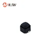 5x5 snap fit gray round tactile push button switch cap