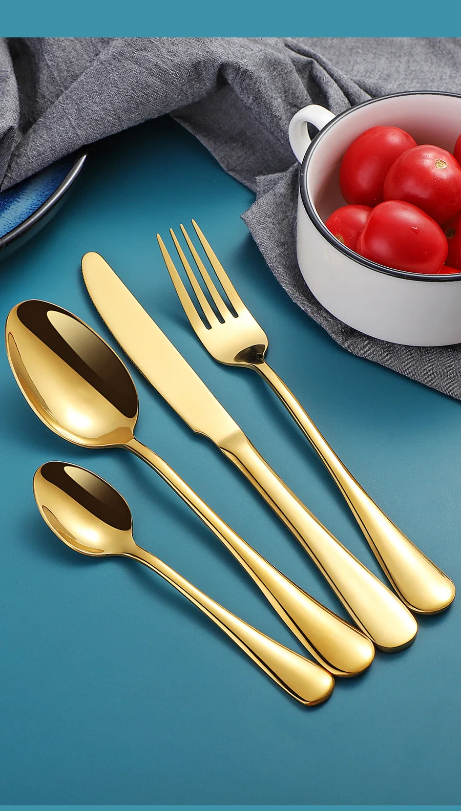 Hot Selling Products Bulk Gold Flatware Stainless Flatware For Wedding Restaurant Hotel Buy