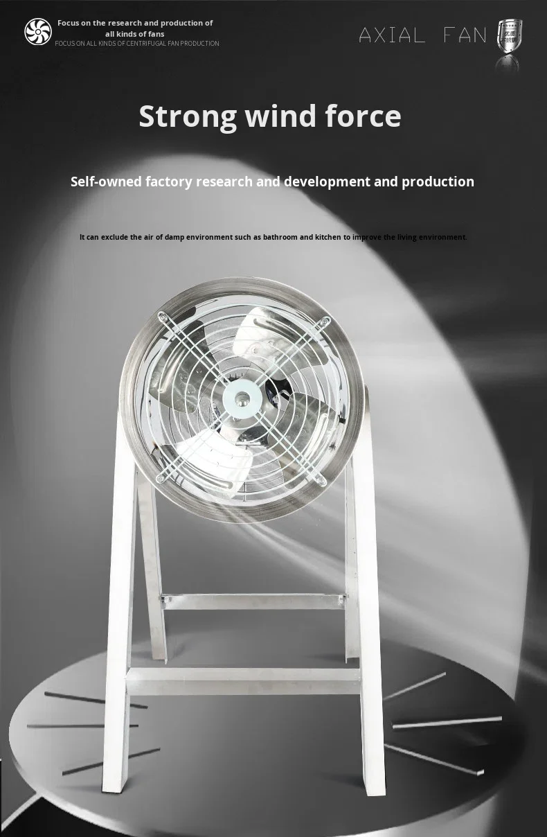 Stainless Steel Exhaust Fan, 304, Wall, Axial - detail 12