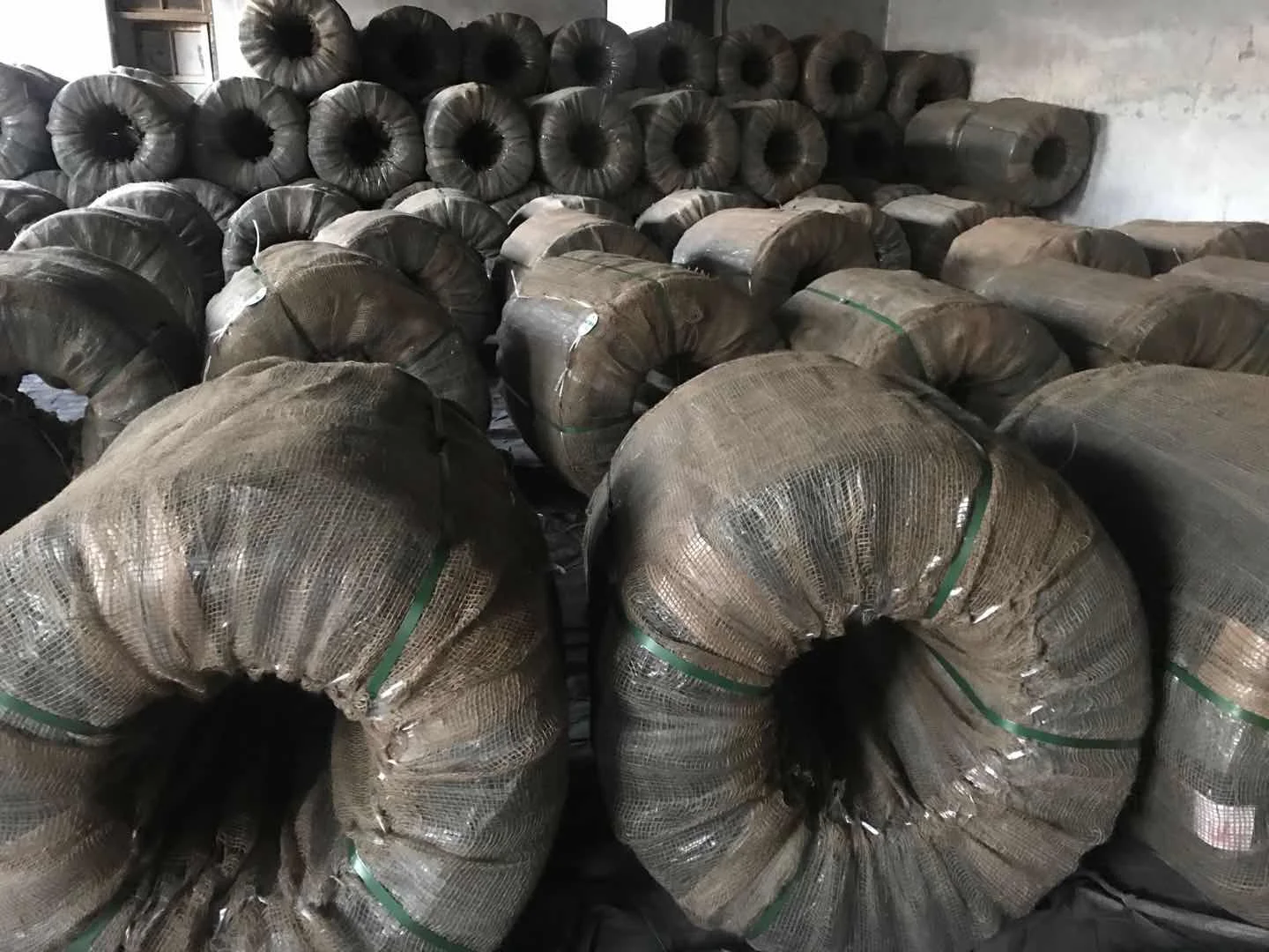 pvc pe 涂层镀锌铁丝客户产品包装日常绑定