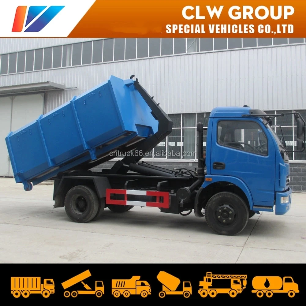 5ton roll off hook garbage dump truck