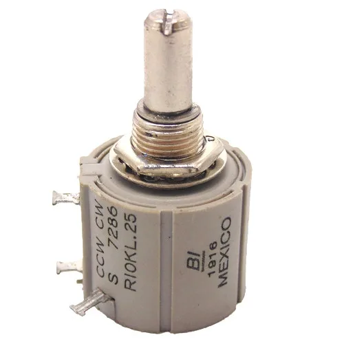 Potenciómetro R10K CCW CW S 7286 10 giros 2W, 100Ω-100KΩ