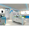 Electronic style mobile phone shop furniture computer display counter design