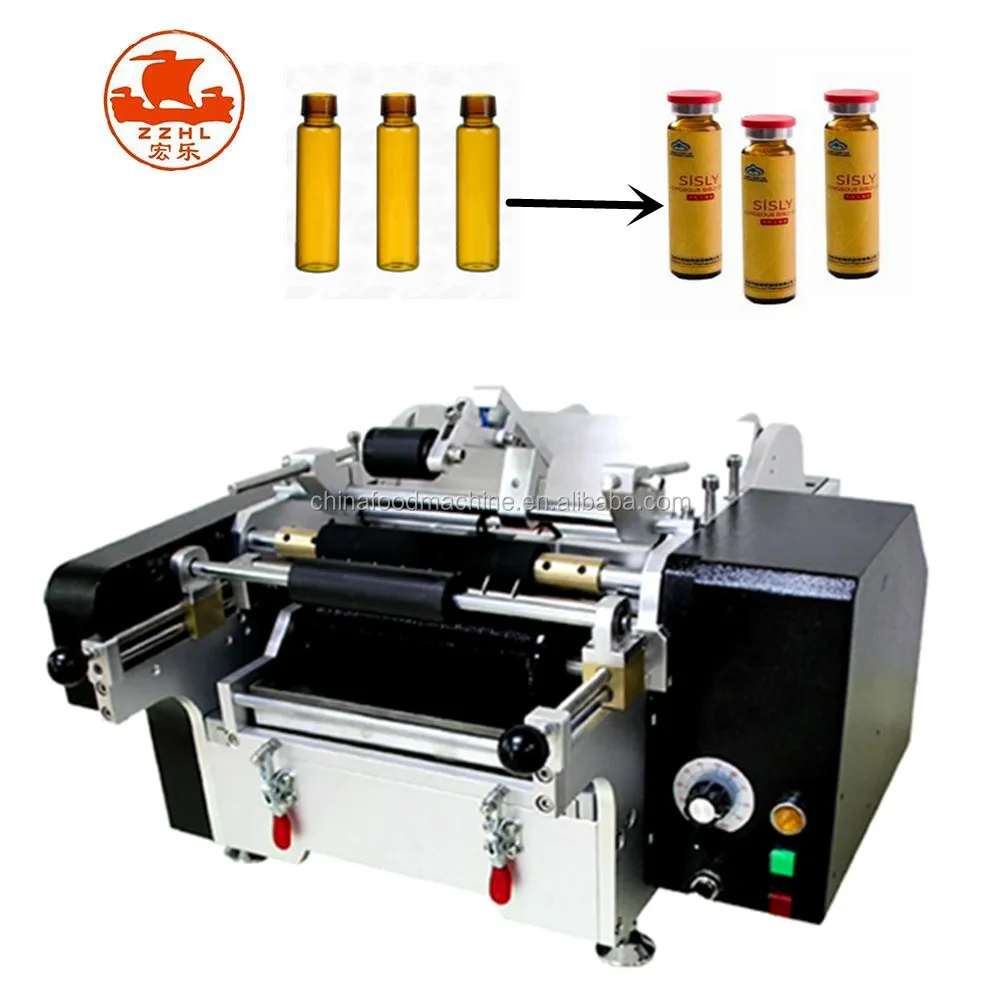 2 Automatic Hand Sanitizer Cosmetic Oil Juice Small Jar Label Printing Round Bottle Flat Jar Filling Labeling Machine supplier