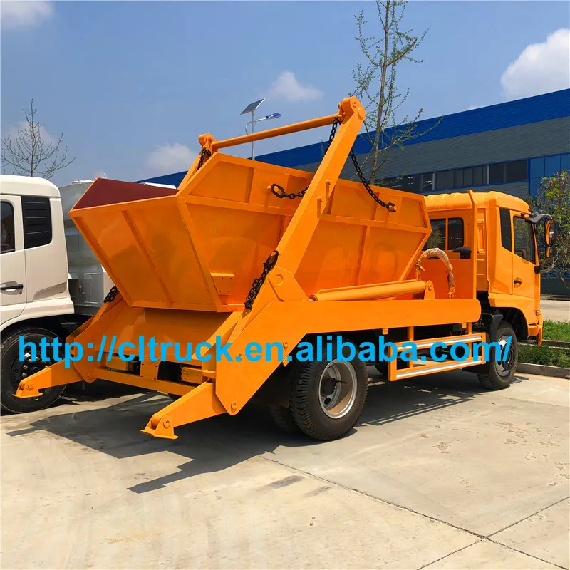 8m3 Truck Skip Bin Loader Small Garbage Truck With Bins Skip Loader Buy 10 Cubic Meters Skip