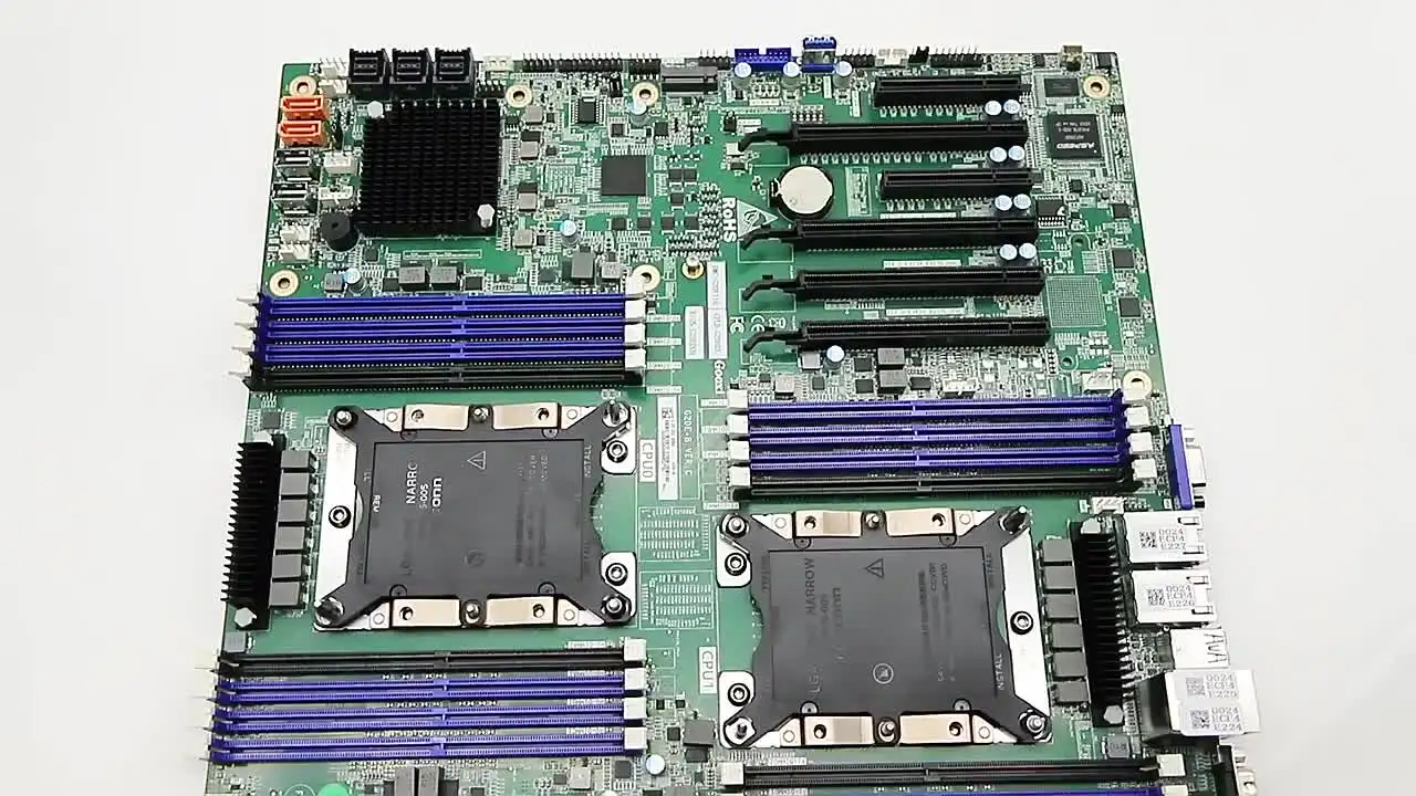 Dual Socket E-ATX Server Motherboard for Intel Ice Lake, Supports GPU