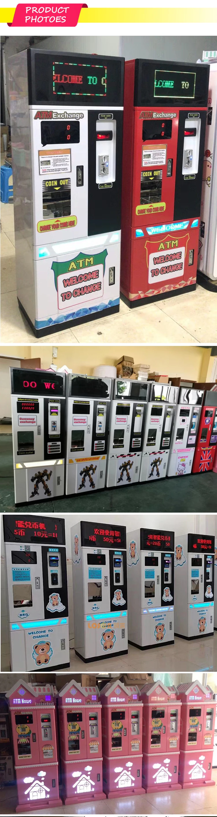 Wholesale Automatic Coin Exchangers Paper Bill Exchange Machine Coin