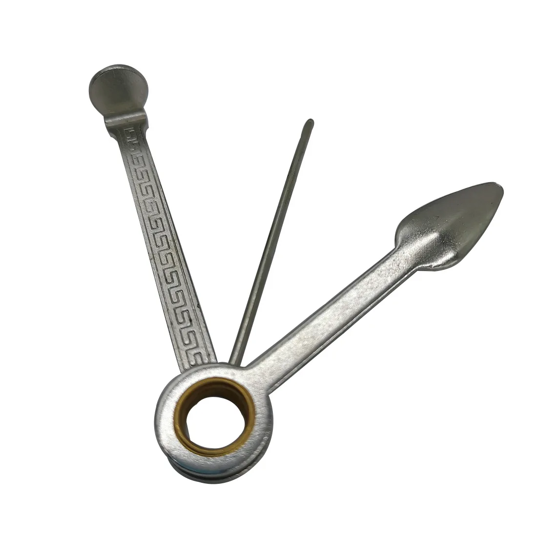 3 in 1 Set Stainless Smoking Pipe Cleaner Cleaning Tool Reamers Tamper Kit  Tobacco Pipes & Accessories