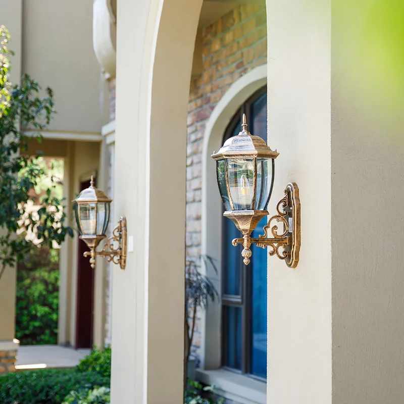 High Power Customized IP65 Waterproof Wall Lamp Garden Led Solar Light Outdoor 7W Solar Sensor Wall Light