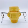 Easy operation nylon camlock sleeve gear coupling Type A/B/C/D/E/F/DC/DP from inch 1''-8'' nylon camlock couplings