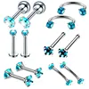 316 L Surgical Steel 12pcs Body Piercing Set