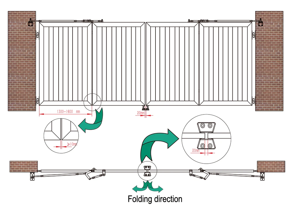 Bifolding Gate Hardware Kit For Swing Gate Buy Bifolding Gate