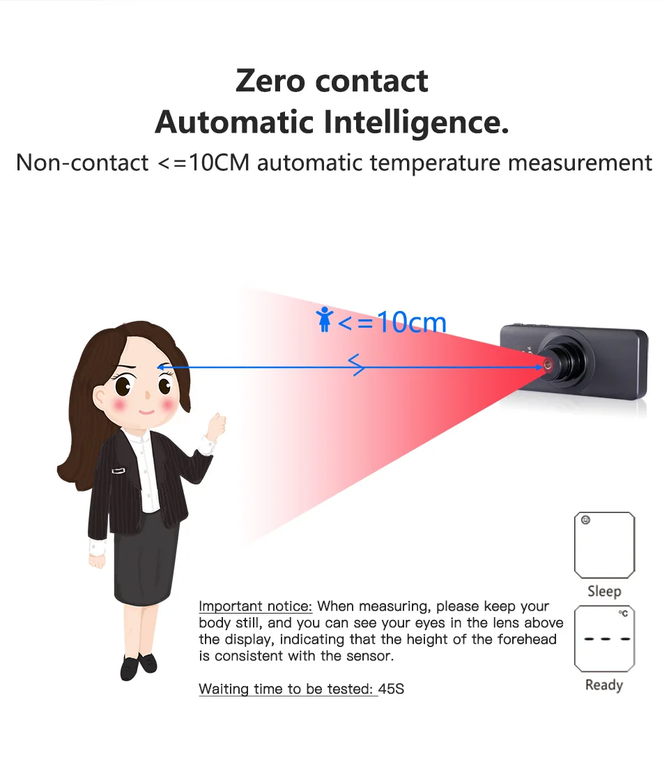 infrared thermomete forehead baby non contact