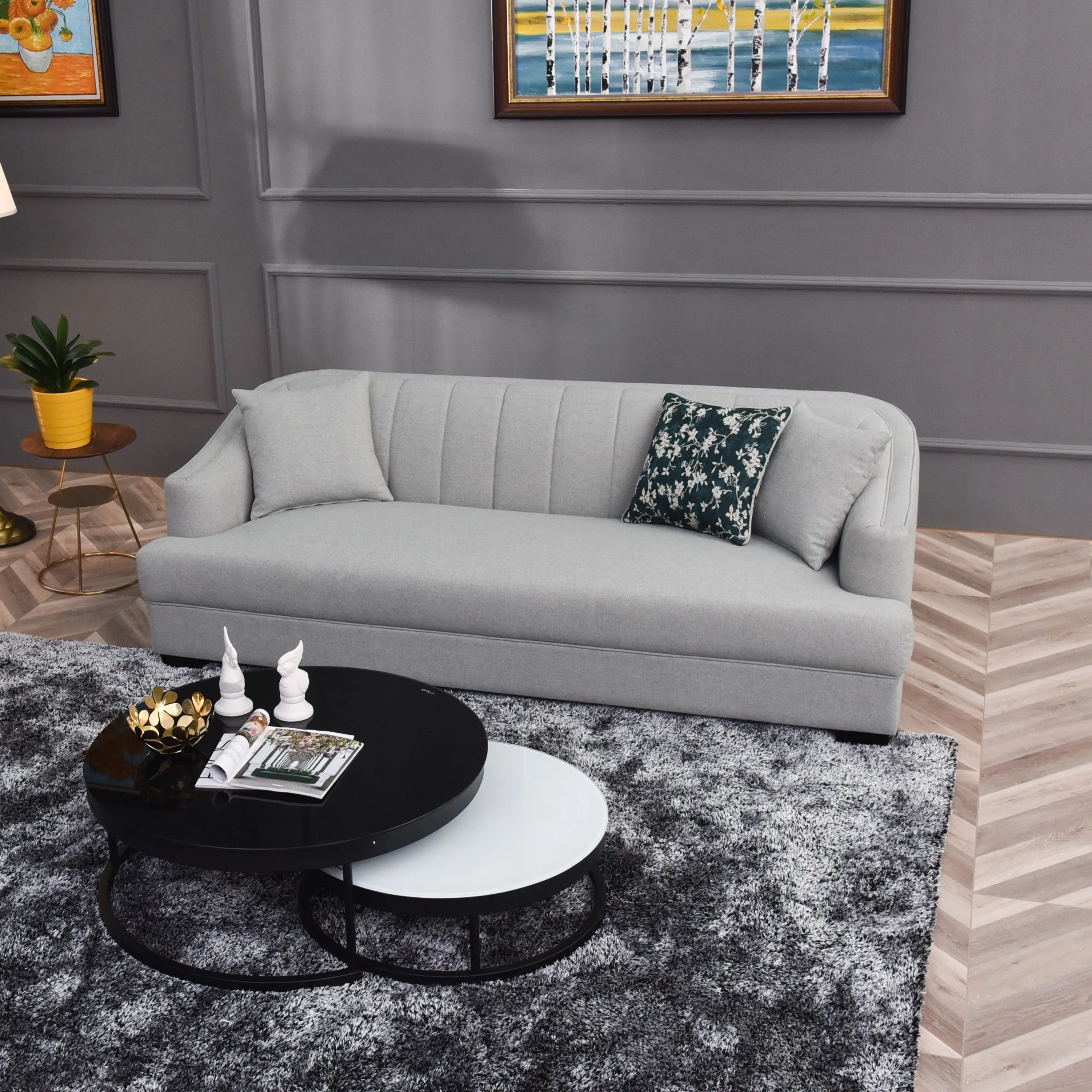 
Modern luxury arabic living room furniture couches lounge fabric MF 1912 