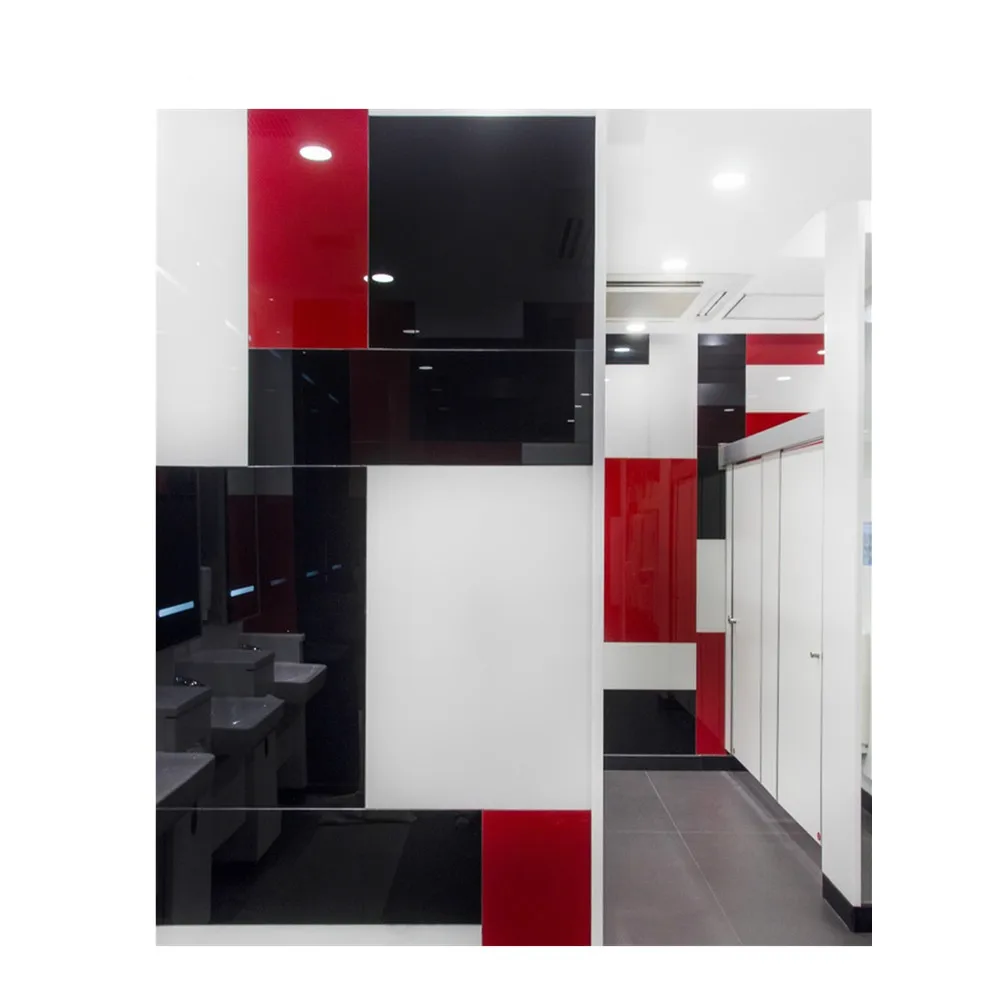 4-6 مللي متر السلامة التجارية بناء زجاج خلفي ملون