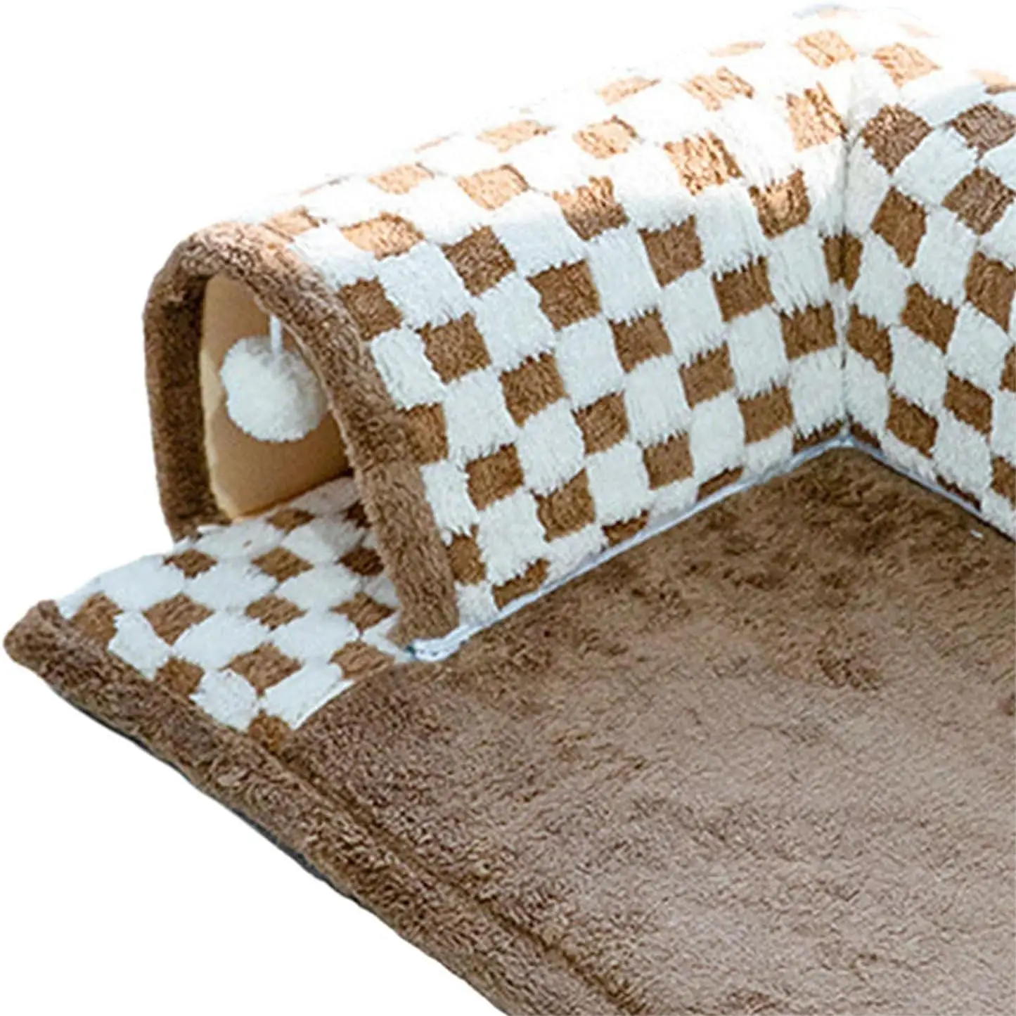 Cat Toy Tunnel Removable Bottom Cat Tunnel Bed With Anti-slip Mat Four ...