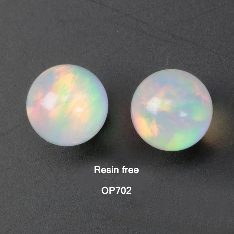 Wholesale Kyocera Lab Created Resin Free Galaxy Loose Opal Stone Ball
