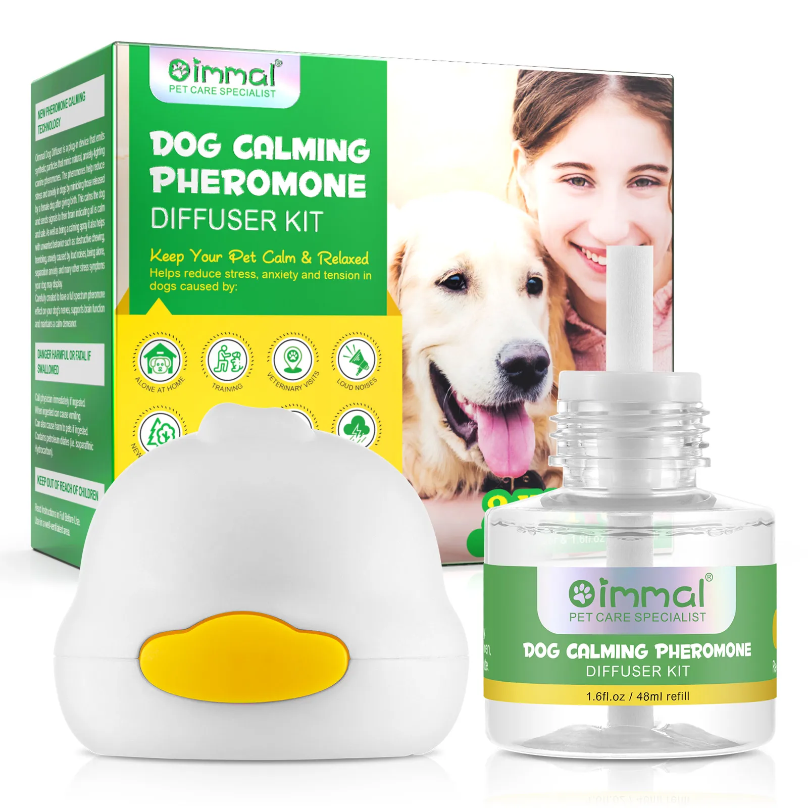Oimmal High Quality Helps Pet Reduce Stress Anti Anxiety 30 Days Supply